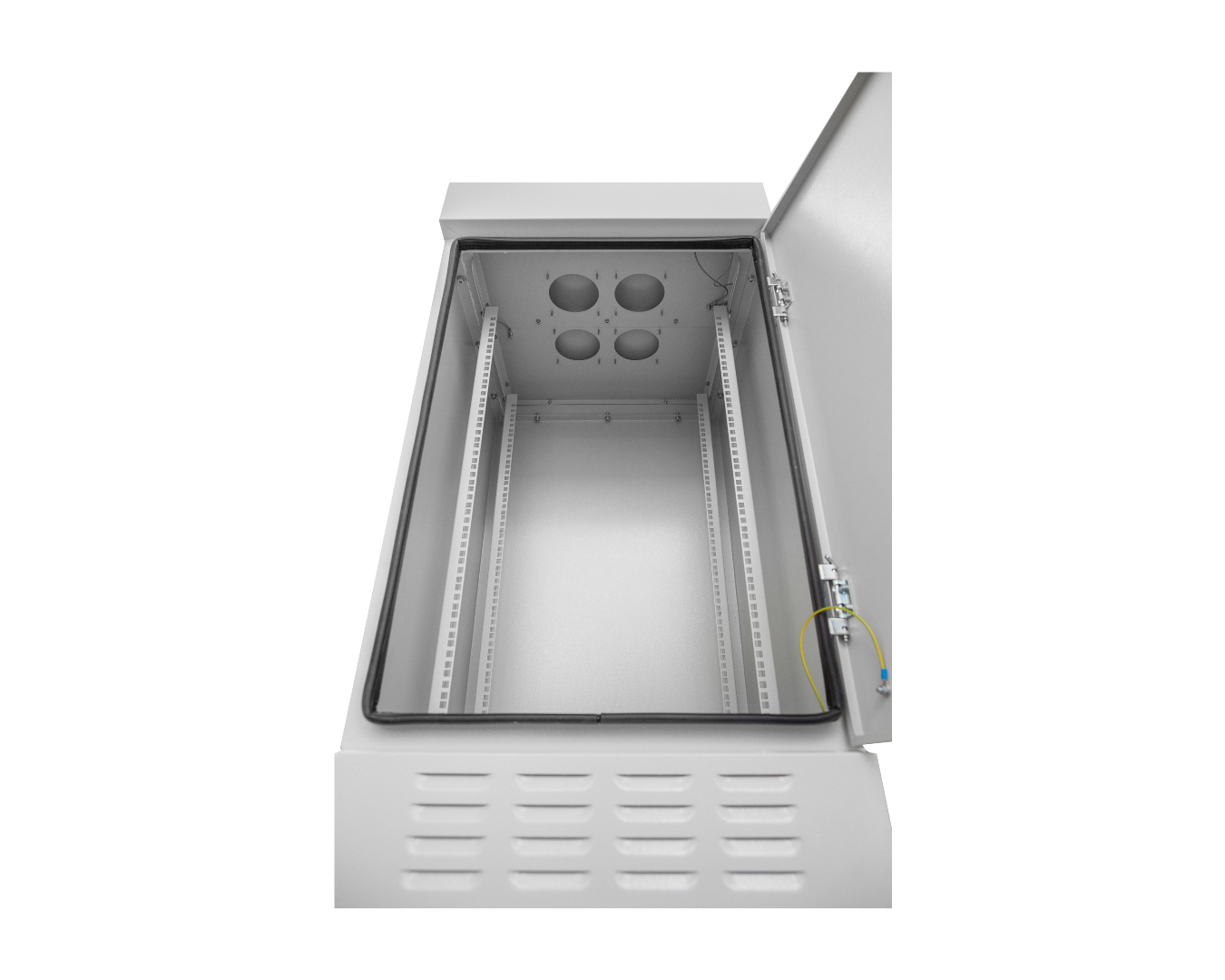 Outdoor cabinets - free-standing: SZW-610/890/610-P-19"-12U-S-R7035